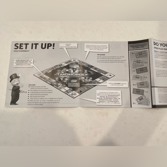 Doctor Who 50th Anniversary Collector's Edition Monopoly - Picture 12 of 14